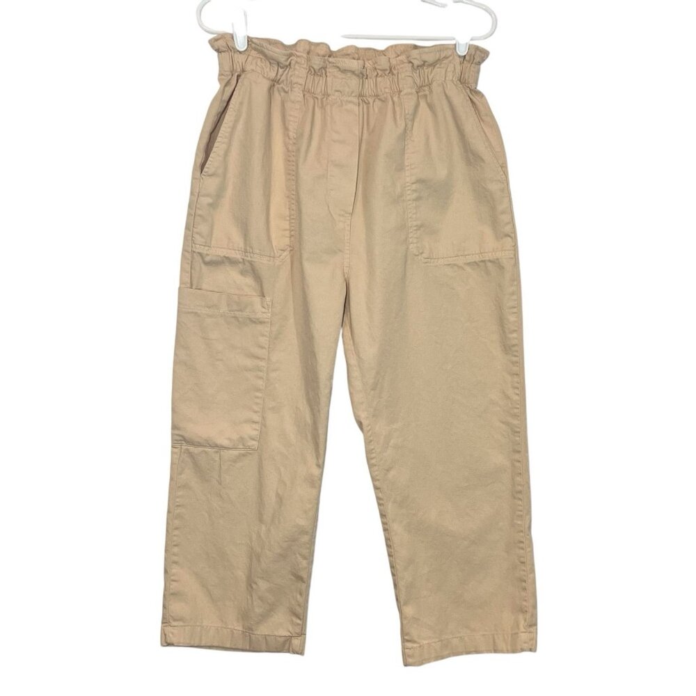 Anthropologie Women’s Pants Small Carpenter Cargo Pants Paperback Beige Straight